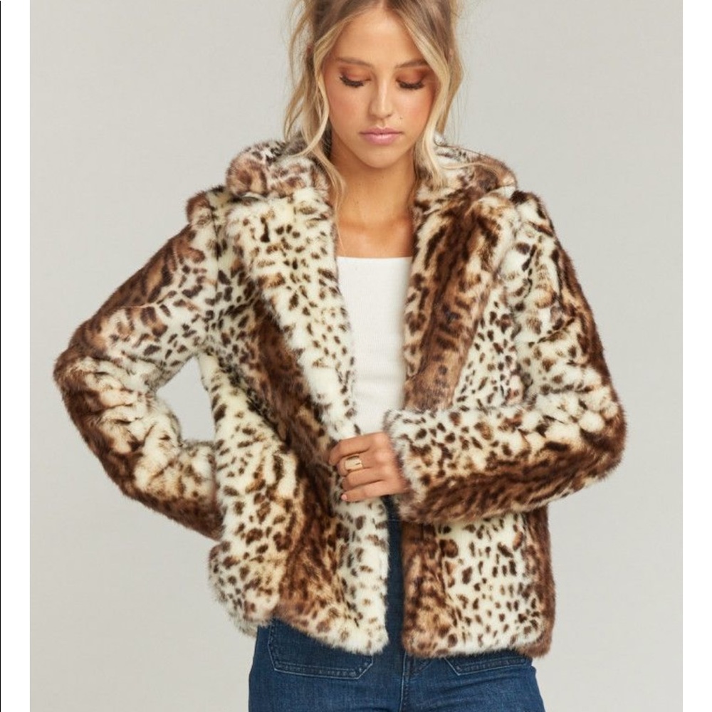 Show Me Your Mumu cheetah faux fur jacket